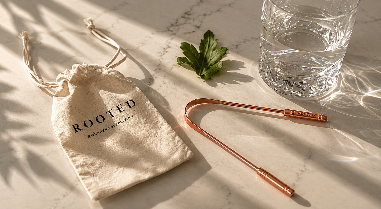 Copper Tongue Scraper